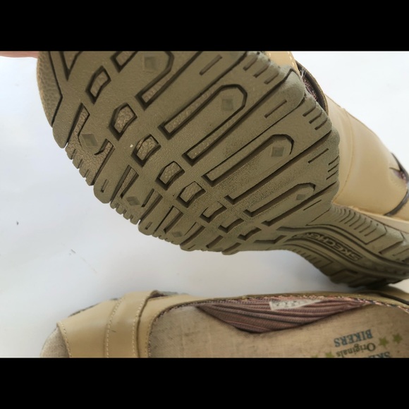 Skechers Bikers Women’s Peep Toe Flats Sz 8 - Picture 6 of 6